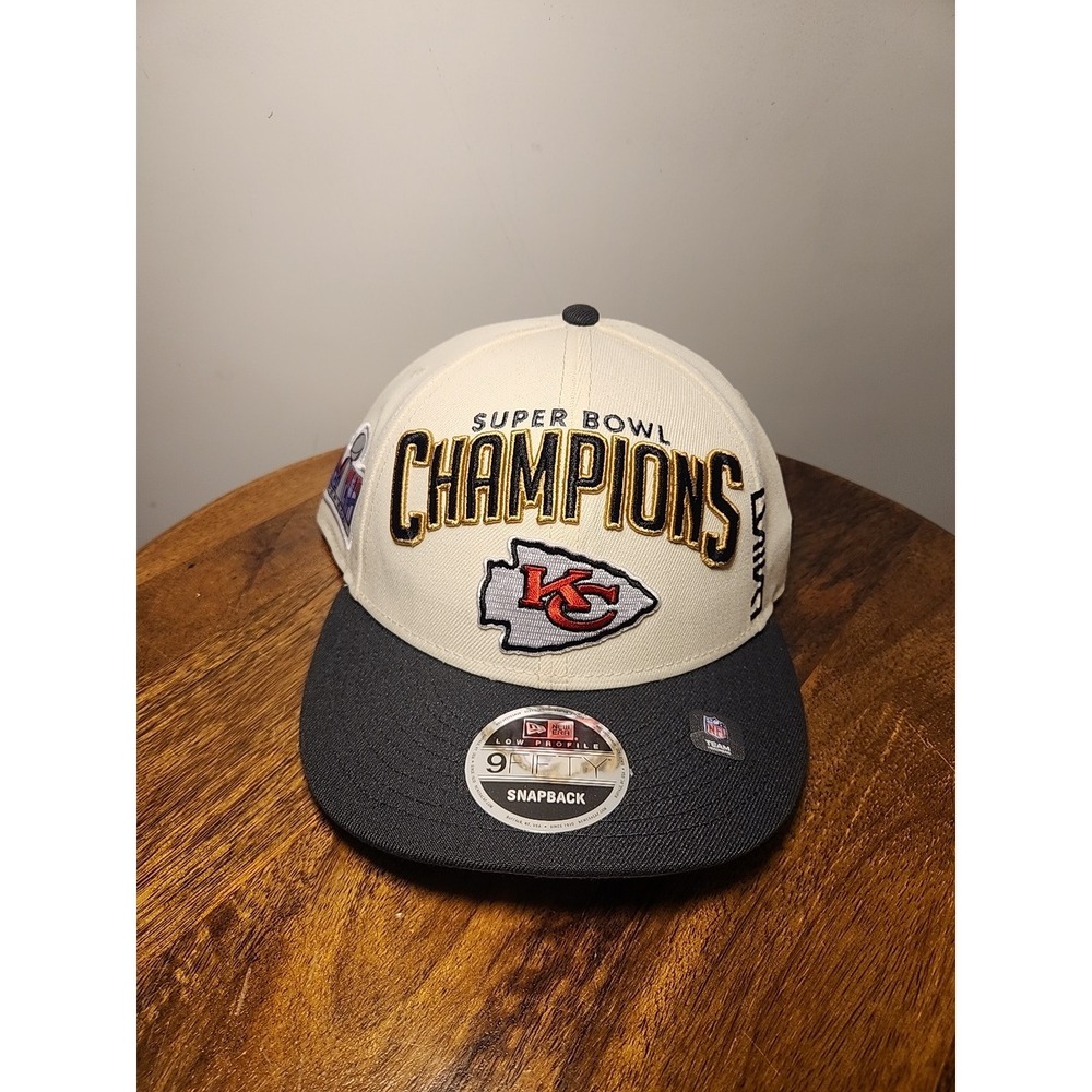 Kansas City Chiefs New Super Bowl 9FIFTY LVIII Champions‎ Locker Room Hat